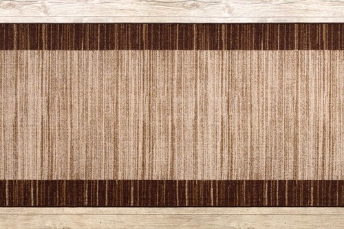 Runner Rugs, STREIFEN brown, NON-slip,Modern, strips Width 57cm-133cm extra long - Picture 4 of 12