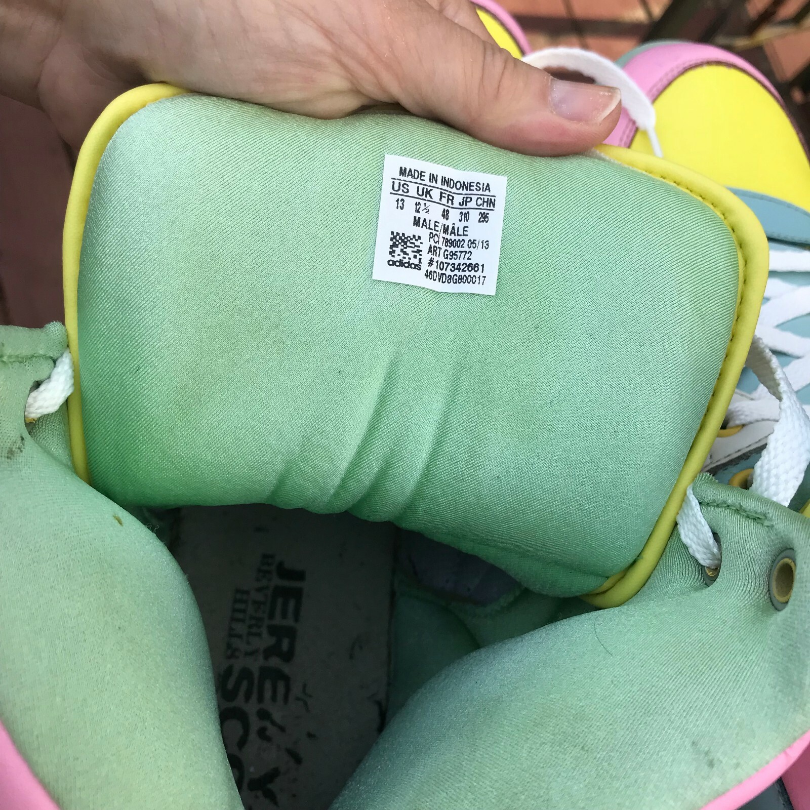 Tamaño Tamaño Tamaño 13 Adidas Jeremy Scott JS MIAMI LICENSE South Playa G95772 auténtico PLATE de9964 Tamaño Tamaño Tamaño 13 Adidas Jeremy Scott JS MIAMI LICENSE South Playa G95772 auténtico PLATE de9964