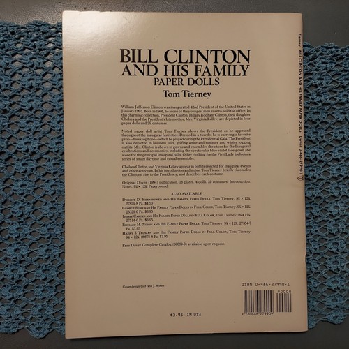 Bill Clinton and his Family paper dolls Tom Tierney - Picture 2 of 3
