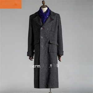 Sherlock Cosplay Coupe vent Homme CHAUD LAINE CAPE Casual Sherlock Holmes Homme Cape Manteau en Laine Cosplay Costume