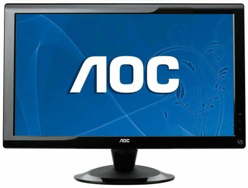 AOC 19" Widescreen 16:9 Desktop VGA Computer PC LCD Monitor w/cables - Picture 2 of 2