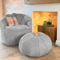 Snug Cinema Chair Beanbag Lounger Seat - High Back Chair Furniture Living Room