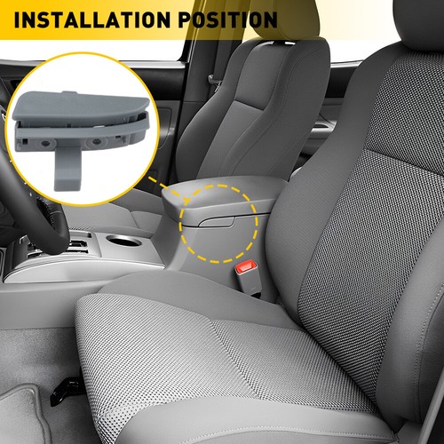 For Toyota Tacoma Armrest Release Handle Gray Center Console Lid Latch Assembly - Picture 5 of 21