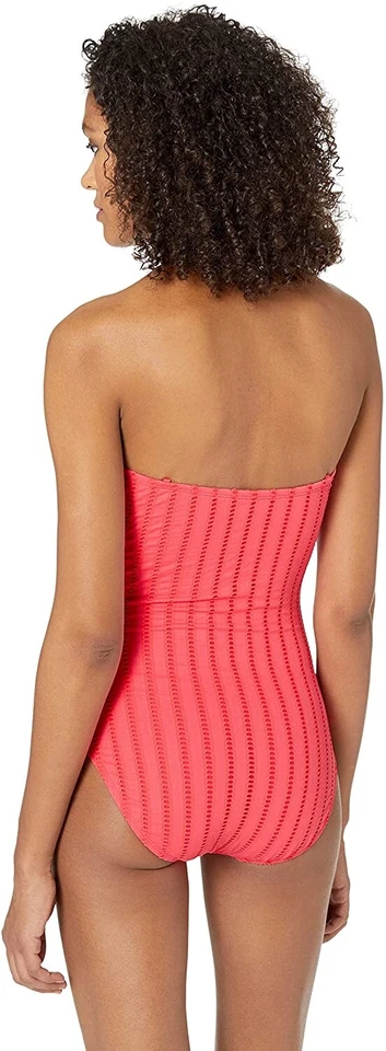 Traje de baño Kenneth Cole REACTION 182891 Bandeau de una pieza para mujer talla L Foto 2 de 3