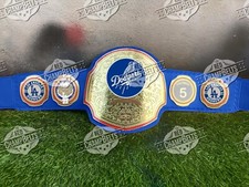 Los Angeles Dodgers MLB World Series Championship Belt Adult Size 2mm Brass