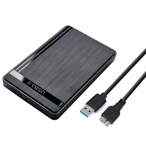 Externes Festplattengehäuse mit USB 3.0 und SATA-Anschluss, 2,5-Zoll-Festplatt ＜