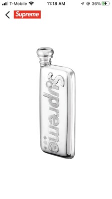 Supreme Burner Phone Pewter Flask SS24 Practical Art | eBay