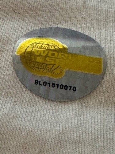 Official World Series Ticket T-Shirt 2005 White Sox vs Astros XL *Never Worn* - Picture 3 of 5