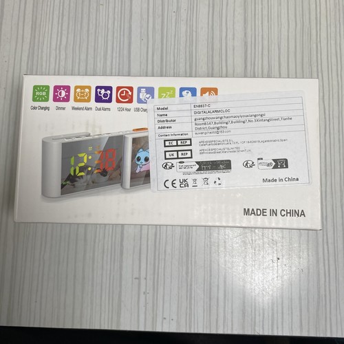 Reloj Despertador Digital Personalizable con Doble Alarma Varios Colores Cachorro Niños - Imagen 3 de 10