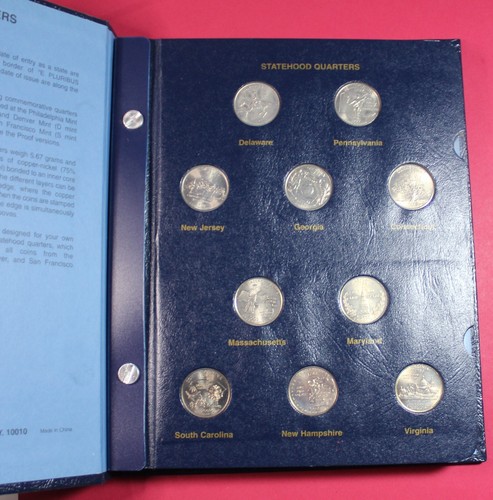 COMPLETE STATE QUARTER SET IN WHITMAN CLASSIC ALBUM - 50 COINS - Picture 2 of 6