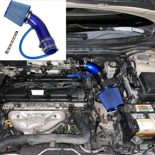 3'' 76mm Sportluftfilter KFZ Auto Air Intake Kit Sport Luftfilter Universal NEU - Bild 1 von 12