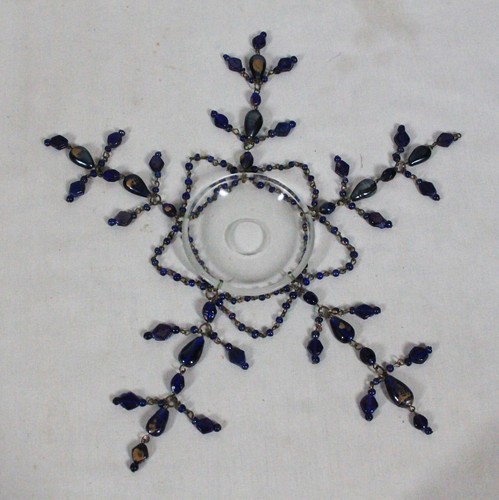 RARE VINTAGE BLUE DANUBE BLUE ONION PATTERN 4-LIGHT 11.75" CANDLESTICK+4 BOBECHE - Picture 11 of 14