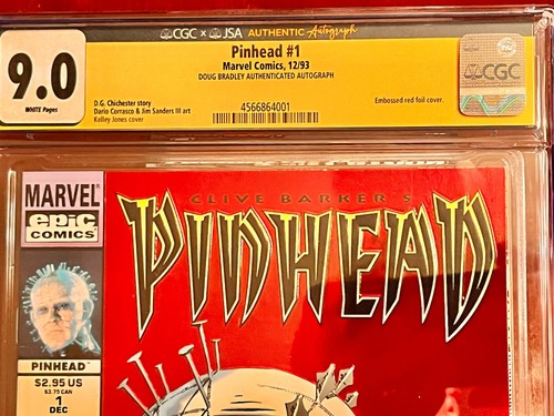 Pinhead #1 CGC 9.0 signiert von Doug Bradley Marvel Comics CGC x JSA authentisches Autogramm - Bild 3 von 8