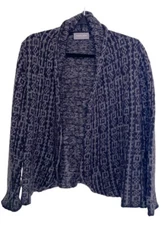 Wooden Ships Sweater Womens Small Medium Wool Mohair Cardigan Boho Cozy