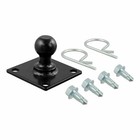 New Tow Trailer Mounted Plate Sway Control Ball Kit Bolt On Frame w/ 4 Screws