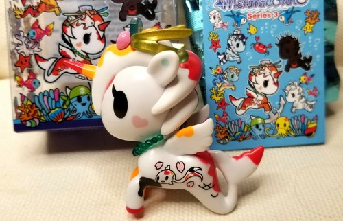 JADE TOKIDOKI Mermicorno Series 3 Unicorn Vinyl Figure Toy Box RESEALED - Picture 2 of 4
