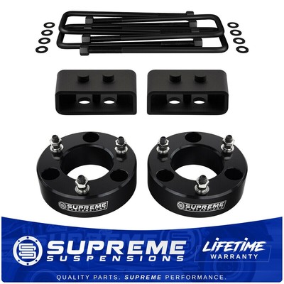 2 to 2.5 Inch Rear Lift for 2004-2020 Ford F150 High-Strength Steel 2-Pin Add-A-Leafs Suspension Lift Kit with Zinc Phosphate Coated U-Bolts 2WD 4WD Supreme Suspensions