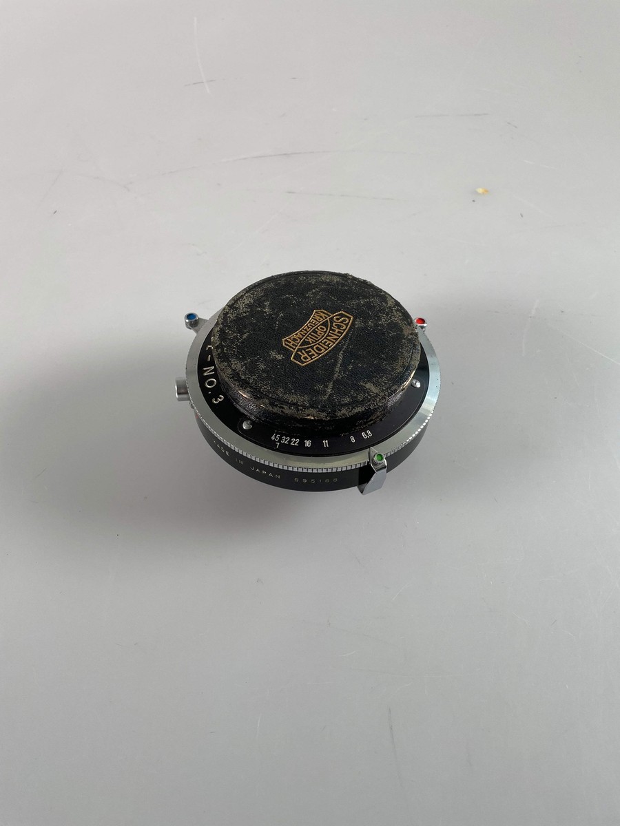 【美品・動作品】シュナイダー・アンギュロンAngulon f6.8/65mm Schneider Angulon 165mm F6.8 in Compur #2 wide angle lens