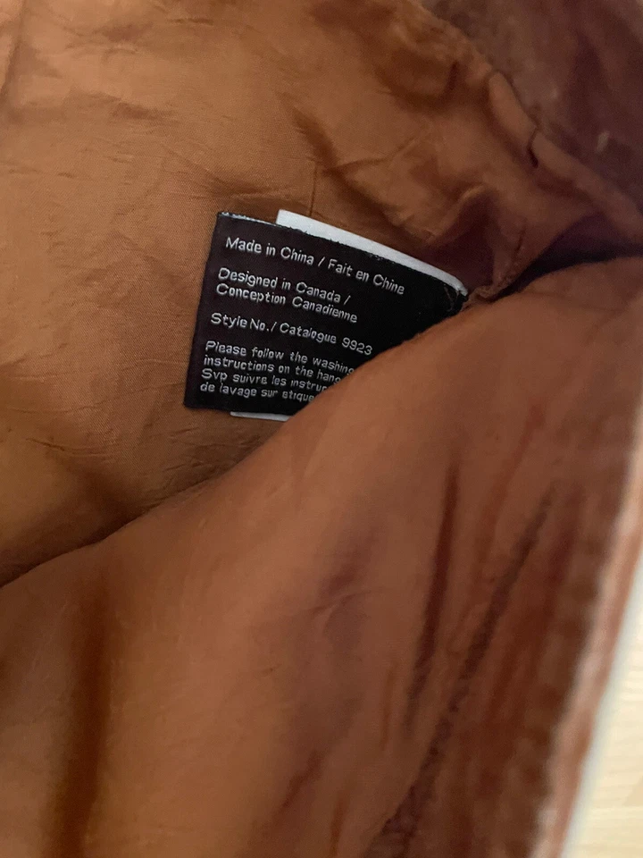 DANIER suede leather pants size 10 women tan brown camel Color Casual VTG J14 - Image 3 of 4