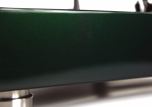 Restored Thorens TD145 Turntable With Auto Shut Off Racing Green - Picture 9 of 18