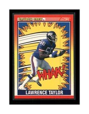 1990 Score Football Crunch Crew #552 Lawrence Taylor New York Giants HOF