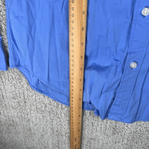 NWT Ralph Lauren Sports Boys Button Up Long Sleeve Blue Shirt Size 10 - Picture 6 of 7