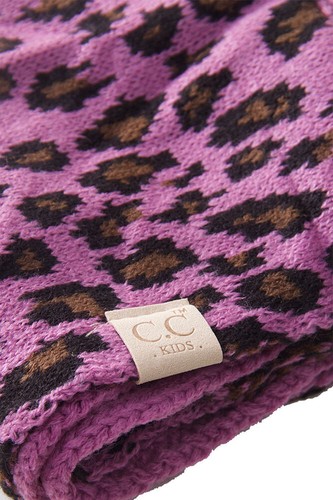C.C 3pc Kid Leopard Animal Print Warm Soft Beanie Gloves Scarves Set 2-6yr - Picture 71 of 78