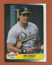 JOSE CANSECO 1990 FLEER MVP  #6 MINT