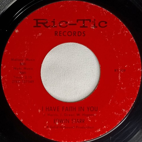 NORTHERN SOUL 45 Edwin Starr STOP HER ON SIGHT S.O.S. 1966 Ric-Tic VG - Picture 3 of 4