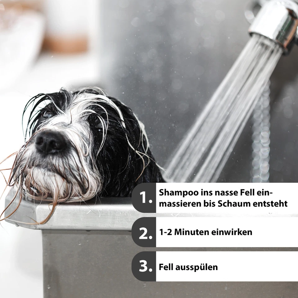 Hunde Shampoo mit Conditioner Hundeshampoo gegen Juckreiz Fellpflege - Bild 3 von 4