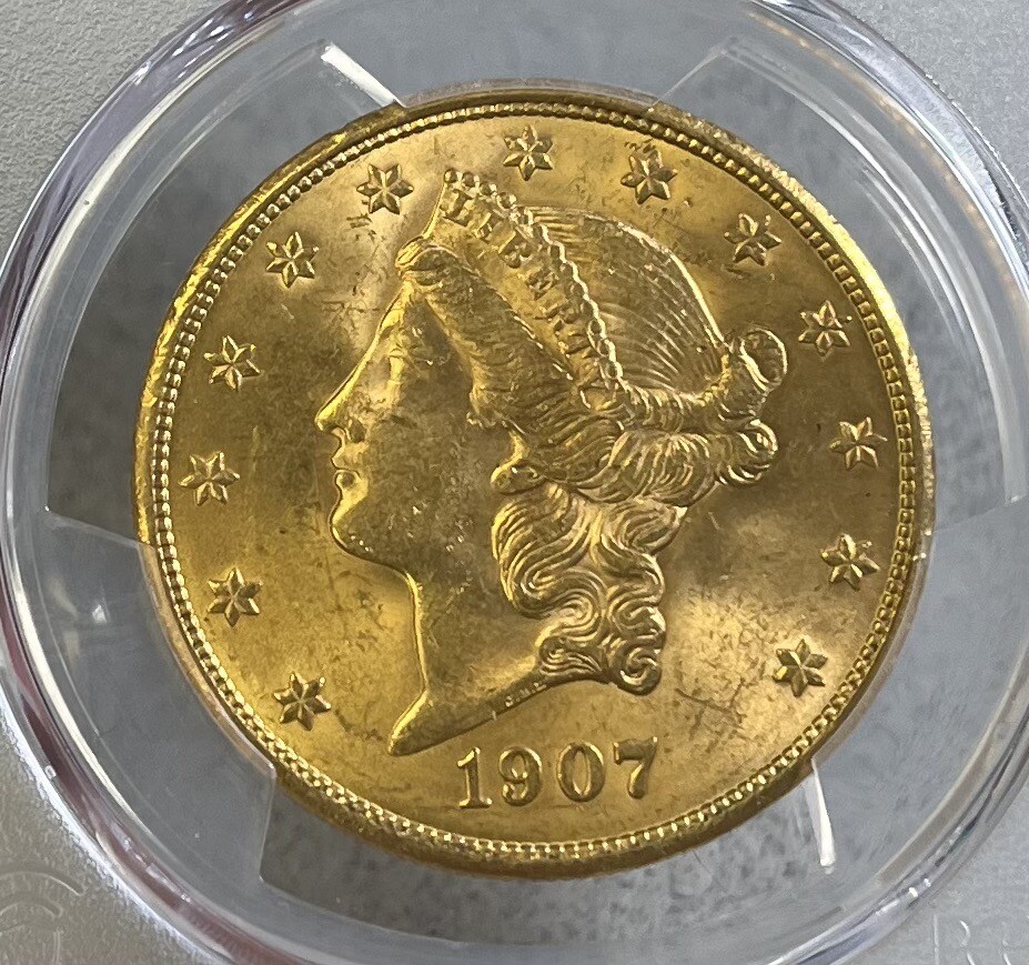1907 PCGS/CAC MS63 20 Liberty Gold Double Eagle eBay