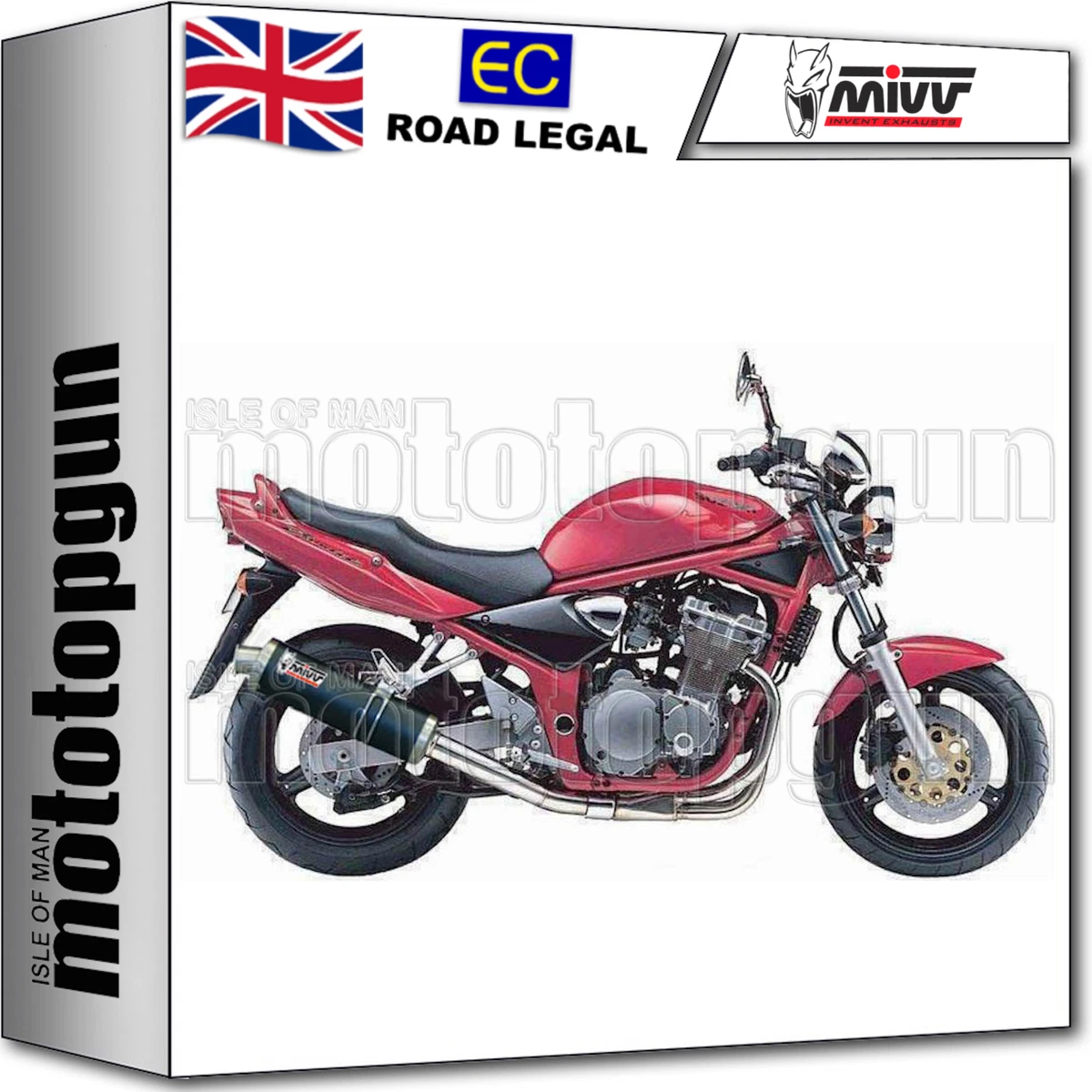 MIVV EXHAUST OVAL CARBON SUZUKI GSF 600 BANDIT 2004 04 eBay