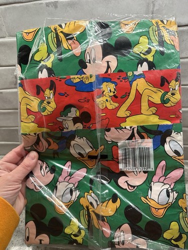 Vintage 80’s Wrapping Paper Lot Disney, Mickey, Ziggy, Olympics, Birthday, Grad - Picture 4 of 23