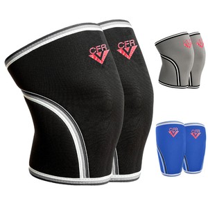 PAIR-7mm-Knee-Sleeves-Support-Power-Weight-Lifting-Squats-Crossfit-Patella-Brace