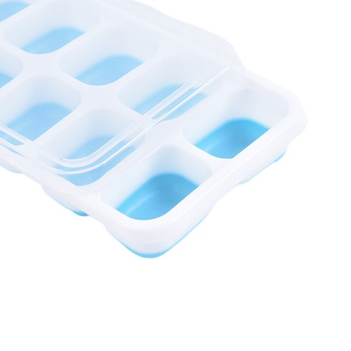 Silicone Ice Cube Tray Ices Jelly Maker Mold Trays with Lid for Whisky Cockt-jl - Imagen 11 de 12