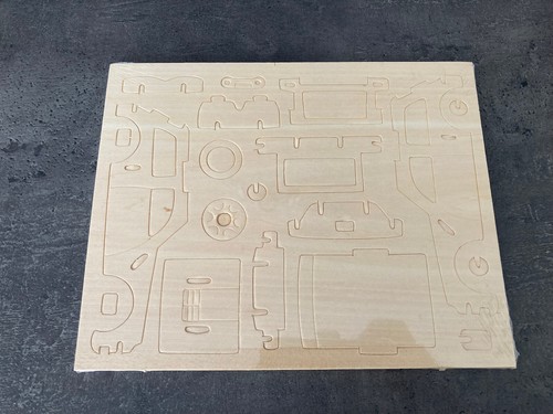 RENAULT R5 Turbo 2 maquette puzzle 3D en bois publicitaire voiture NEUF E27 - Imagen 2 de 3