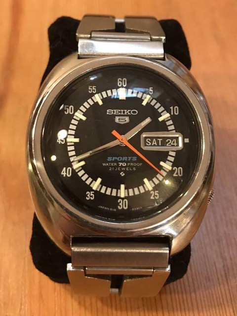 seiko 5 sports automatic vintage