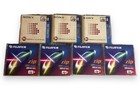 Sony and Fujifilm Zip Disk Lot Of 7 ~ 100 Preowned Used 100MB Storage Capacity