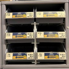 Hillman Hardware Storage Cab 6 Drawer Steel Organizer w/Tappers Anchors 5937