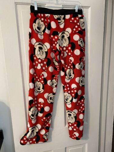 Pijama de peluche suave para mujer Disney S Mickey Minnie Mouse parte inferior - Imagen 3 de 4