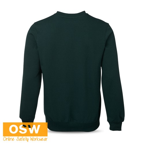 3 x UNISEX Casual Crew Neck PULLOVER Cotton Rich Fleecy Sloppy Joe Sweat Shirts - Picture 17 of 35