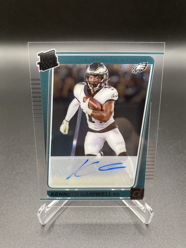 2021 Panini Clearly Donruss Kenneth Gainwell Rookie Auto RC - Bild 1 von 2