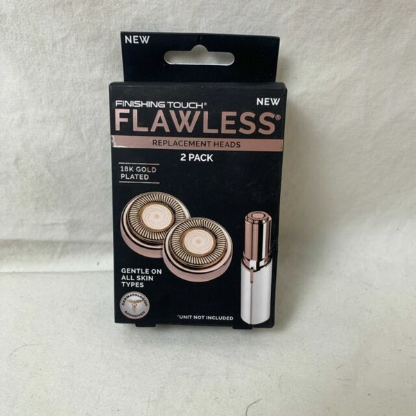 Finishing Touch Flawless, Replacement Heads for Original Facial Hair