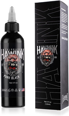 Tattoo Farbe Black Tinte 4Oz (120Ml) Schwarze Ink Tattoo Zubehör Pure Black TI2