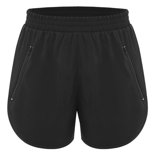 Kids Girls Sports Shorts Sides Split Zipper Pockets Workout Running Tennis Pants - Picture 29 of 33