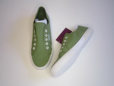 LASCANA Sneaker Slip on Textil olivgrün oliv grün 39 S800