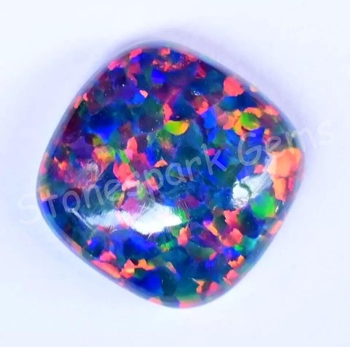 Untreated Natural Ethiopian Black Fire Opal 8.75 Ct Certified Precious Gemstone - Picture 3 of 8