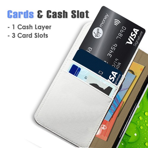 ( For Vivo Y01 ) Wallet Flip Case Cover AJ23209 Blossom Van Gogh - Photo 5 sur 7