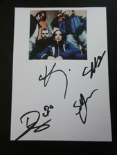 Guano Apes signed 4x6 inch white card with magazine autograph