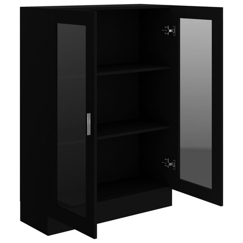 Modern Sideboard Cabinet with Glass Door Vitrine Display Wooden Storage Cupboard - Picture 15 of 71